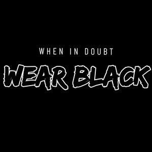 You can't go wrong in black . . .